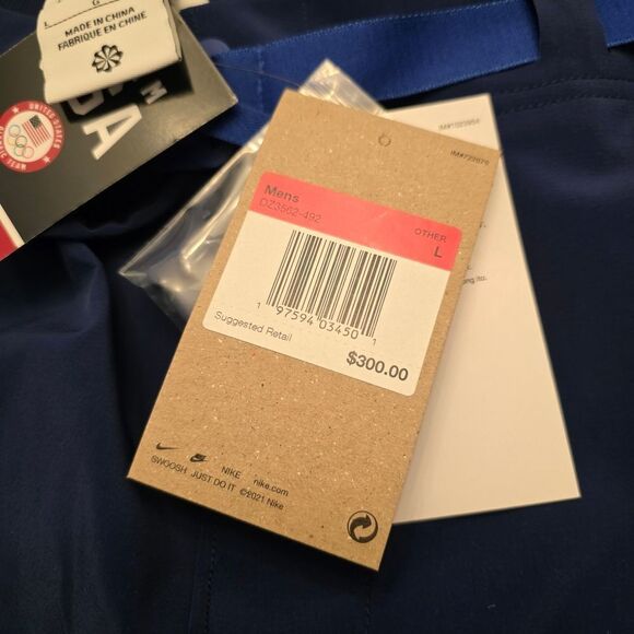 Nike Paris 2024 Team Issued USA Olympic Pants Blue DZ3562-492 Men's Size L - Picture 5 of 5